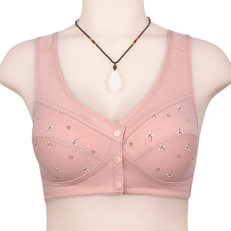 🌹Design for Senior Front Closure Cotton Bra🎀(Please Add 3/5 pcs to your Cart😍)